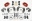 Picture of Wilwood Forged Dynalite Front Kit 11-00in Red WWE ProSpindle