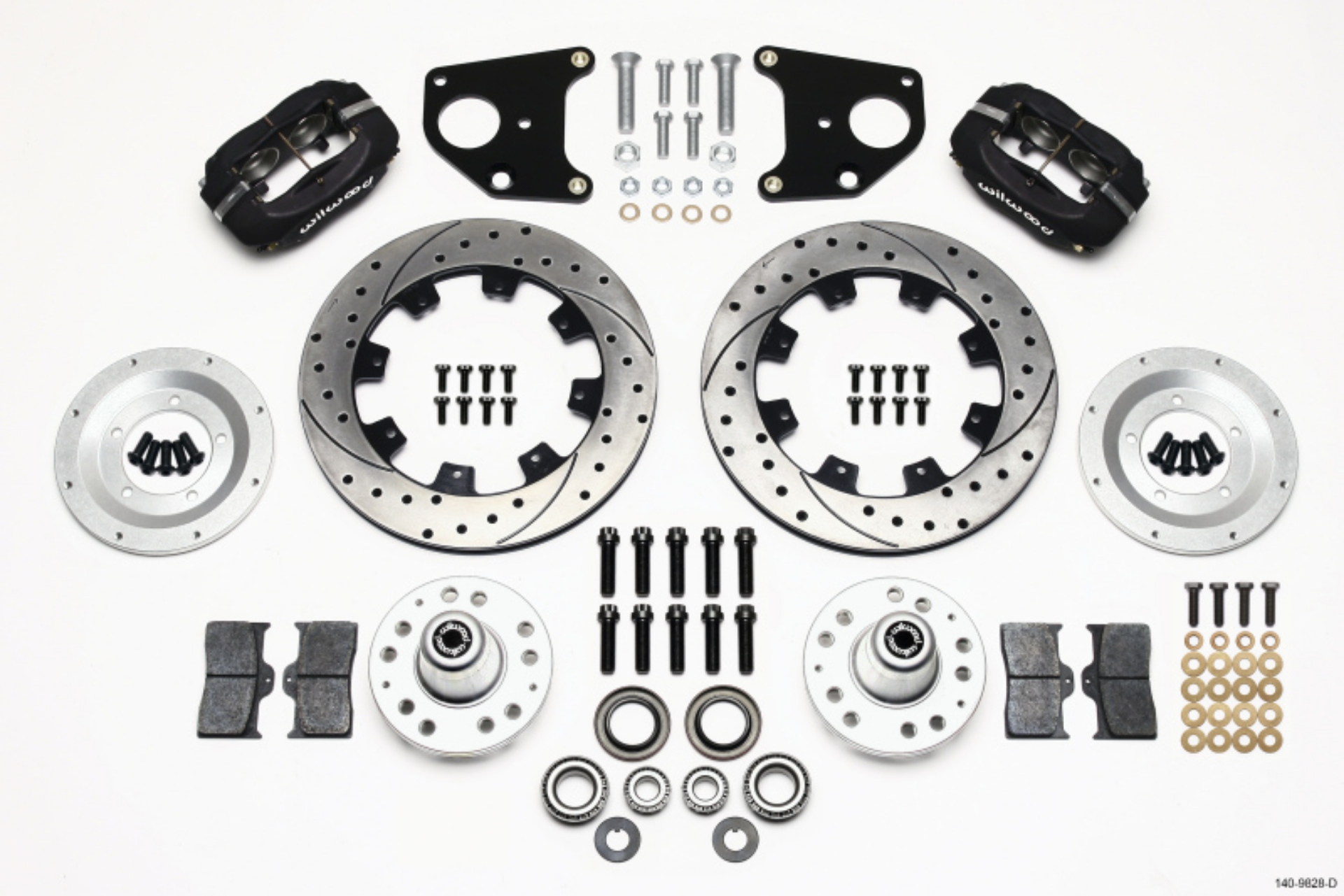 Picture of Wilwood Forged Dynalite Front Kit 12-19in Drilled 62-72 CDP B & E Body-Drum