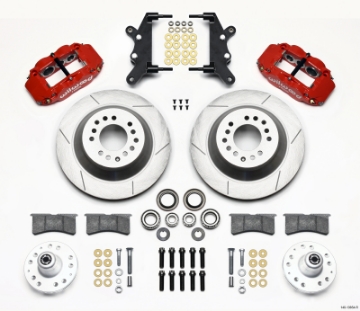 Picture of Wilwood Narrow Superlite 6R Front Hub & 1PC Rtr Kit 12-88in-Red 60-68 Ford - Mercury Full Size