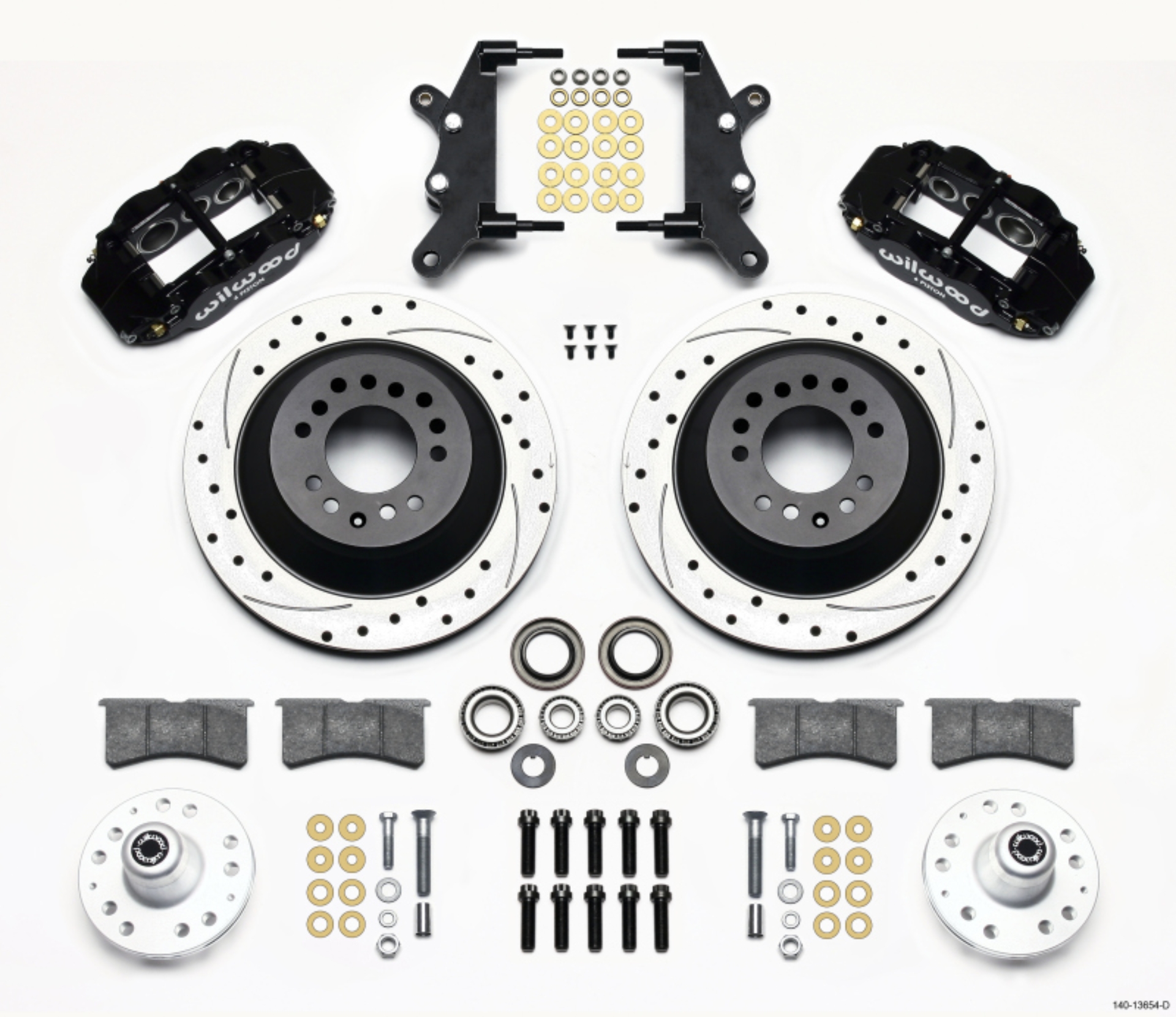 Picture of Wilwood Narrow Superlite 6R Front Hub & 1PC Rtr Kit 12-88in Drilled 60-68 Ford - Mercury Full Size