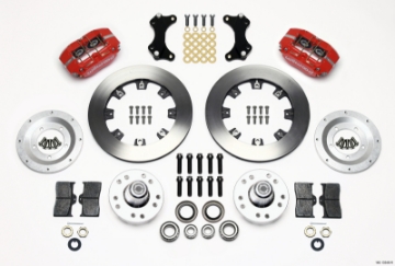Picture of Wilwood Dynapro Dust-Boot Front Kit 12-19in Red WWE ProSpindle