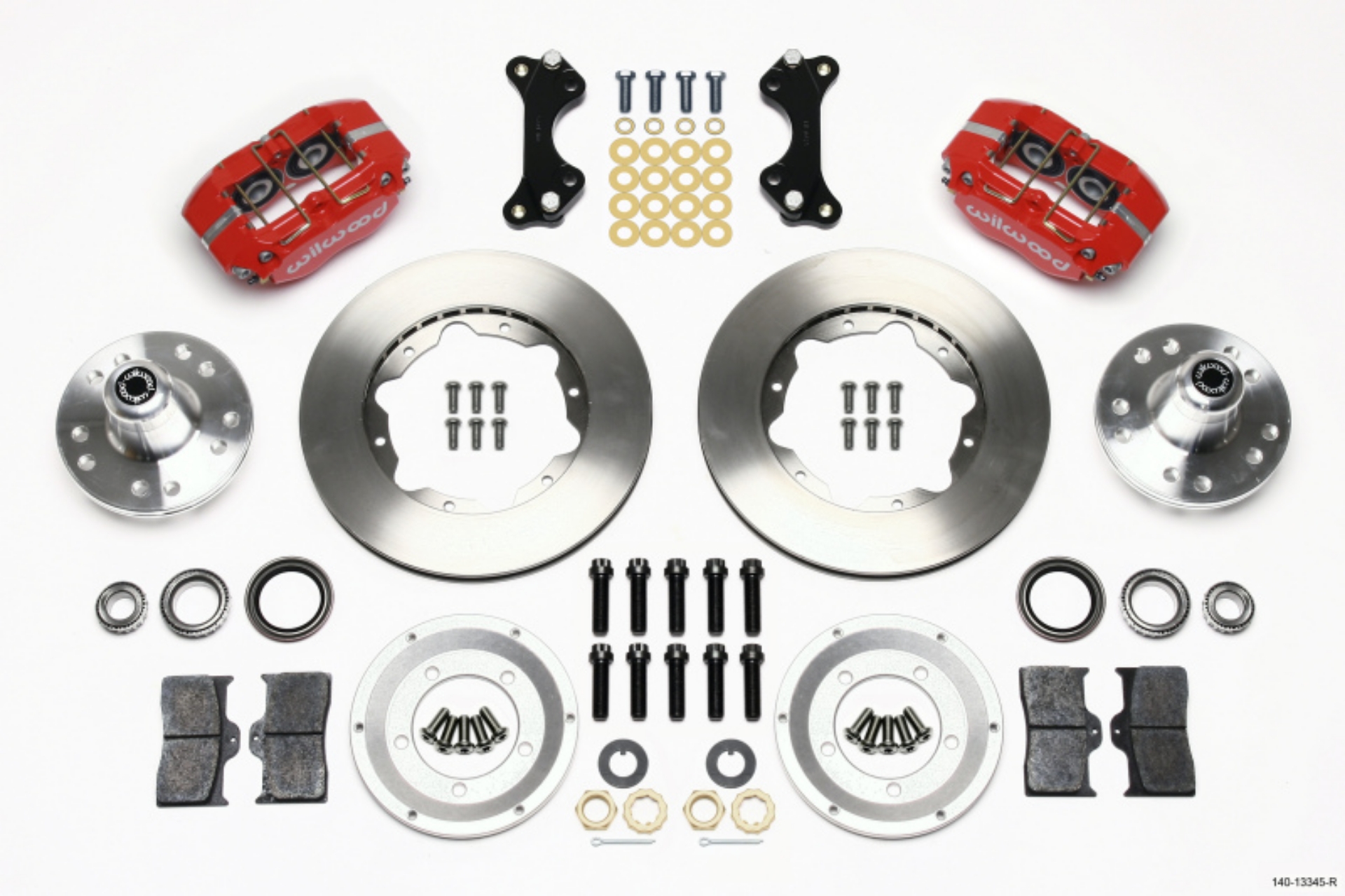 Picture of Wilwood Dynapro Dust-Boot Front Kit 11-00in Red WWE ProSpindle
