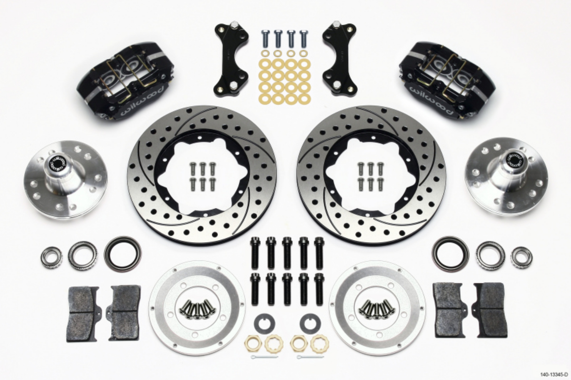 Picture of Wilwood Dynapro Dust-Boot Front Kit 11-00in Drilled WWE ProSpindle