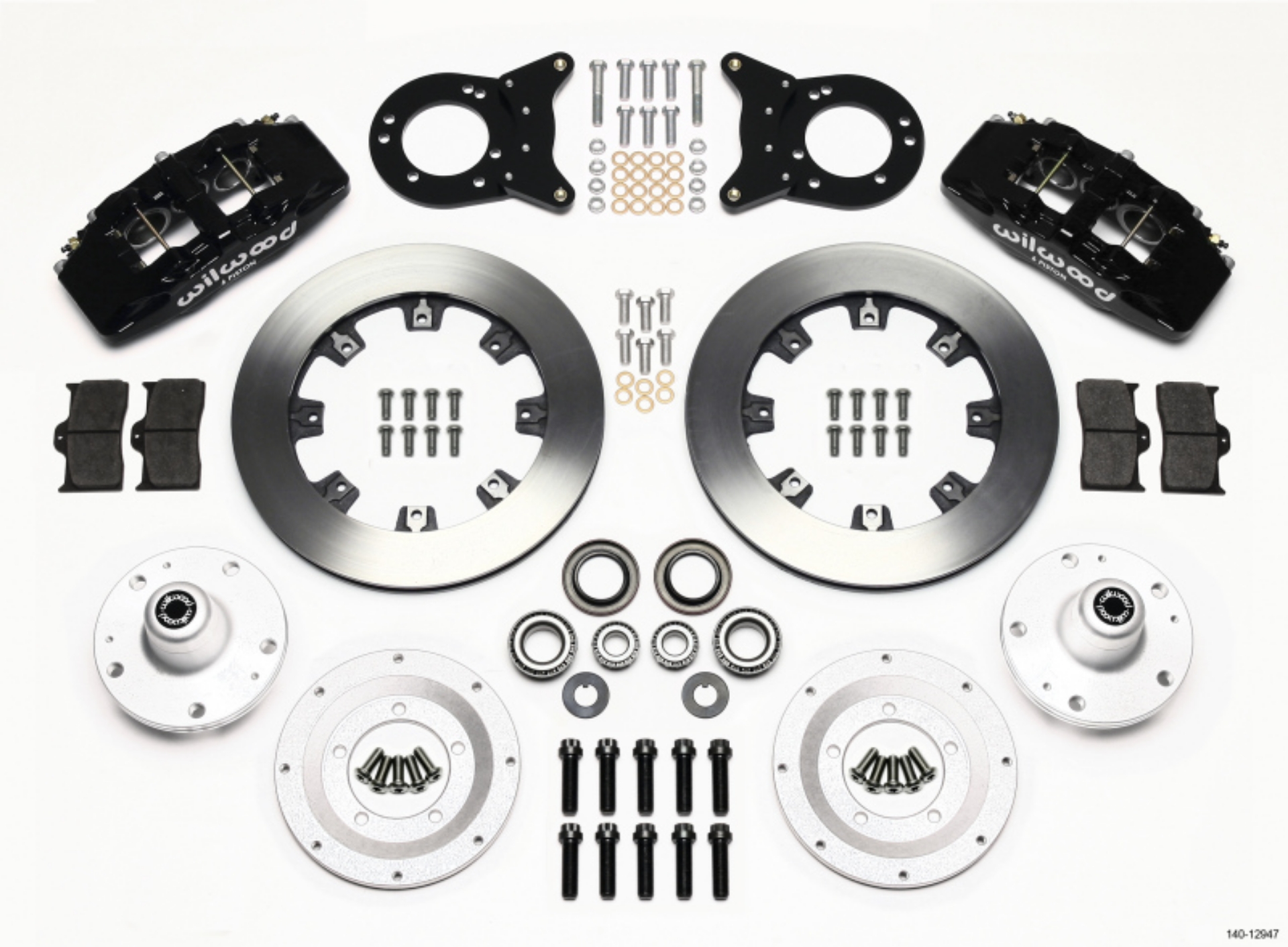 Picture of Wilwood Dynapro 6 Front Hub Kit 12-19in 1965-1969 Mustang Disc & Drum Spindle