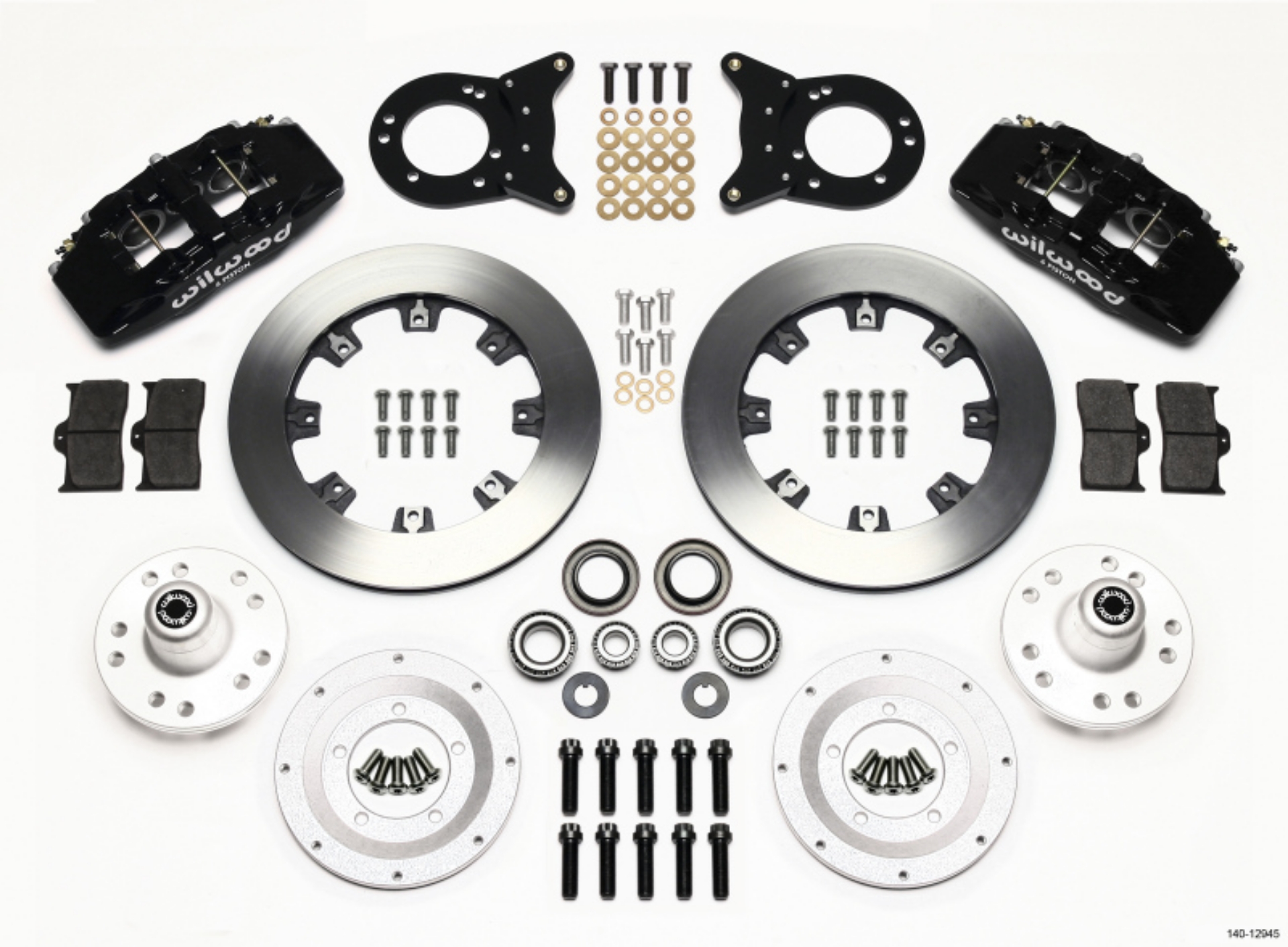 Picture of Wilwood Dynapro 6 Front Hub Kit 12-19in 1970-1973 Mustang Disc & Drum Spindle