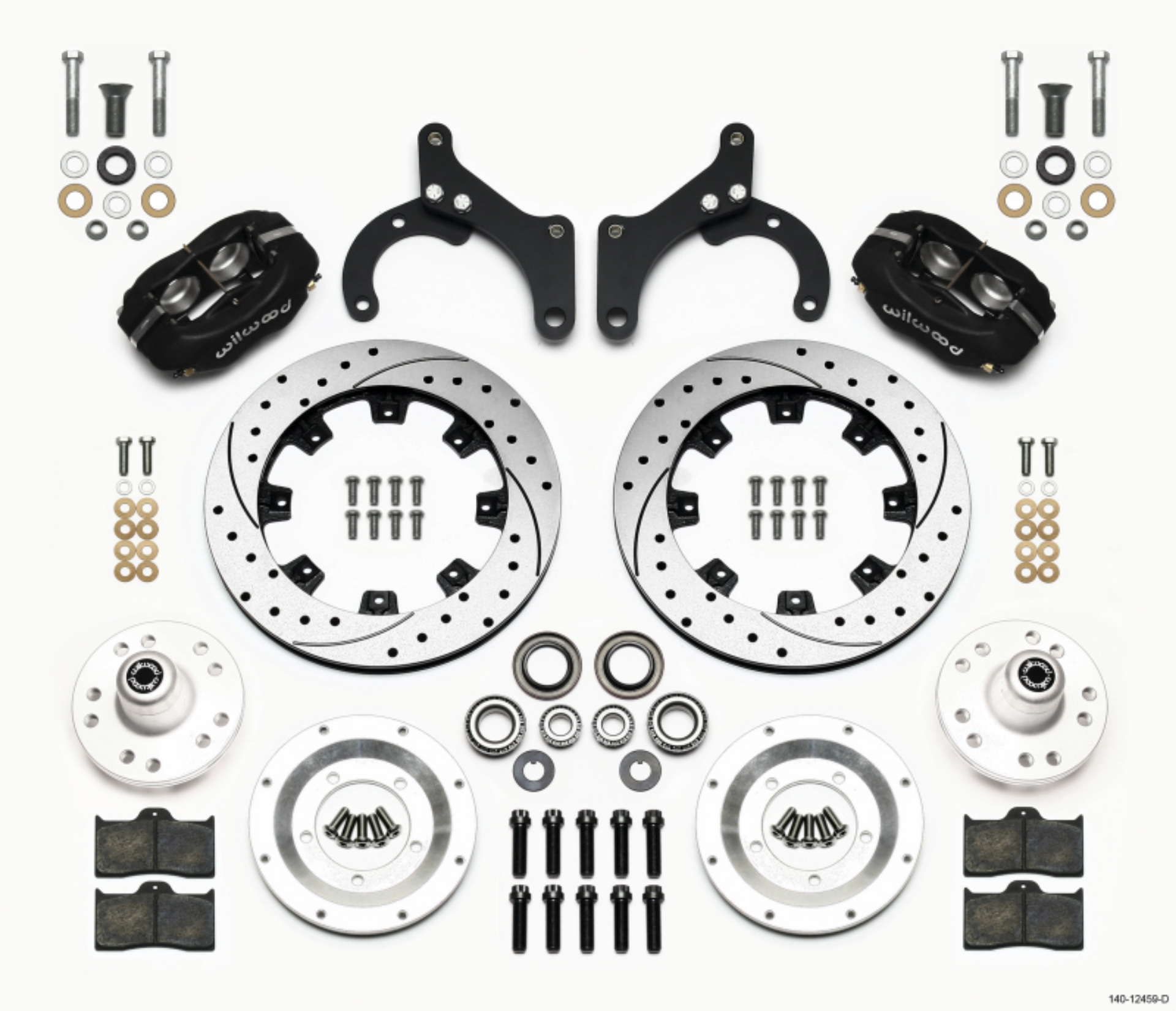 Picture of Wilwood Forged Dynalite Front Kit 12-19in Drilled 59-64 Chevy Impala - 63-64 Corvette