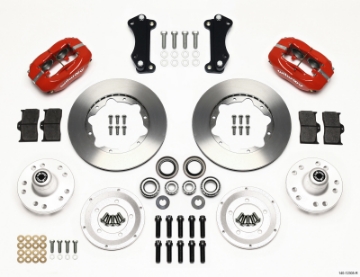 Picture of Wilwood Forged Dynalite Front Kit 11-00in Red Heidts Tri -5 2 inch Drop Spindle