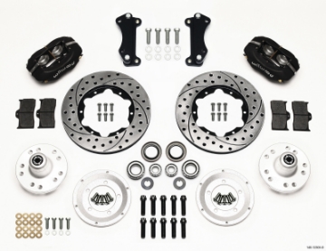 Picture of Wilwood Forged Dynalite Front Kit 11-00in Drilled Heidts Tri -5 2 inch Drop Spindle