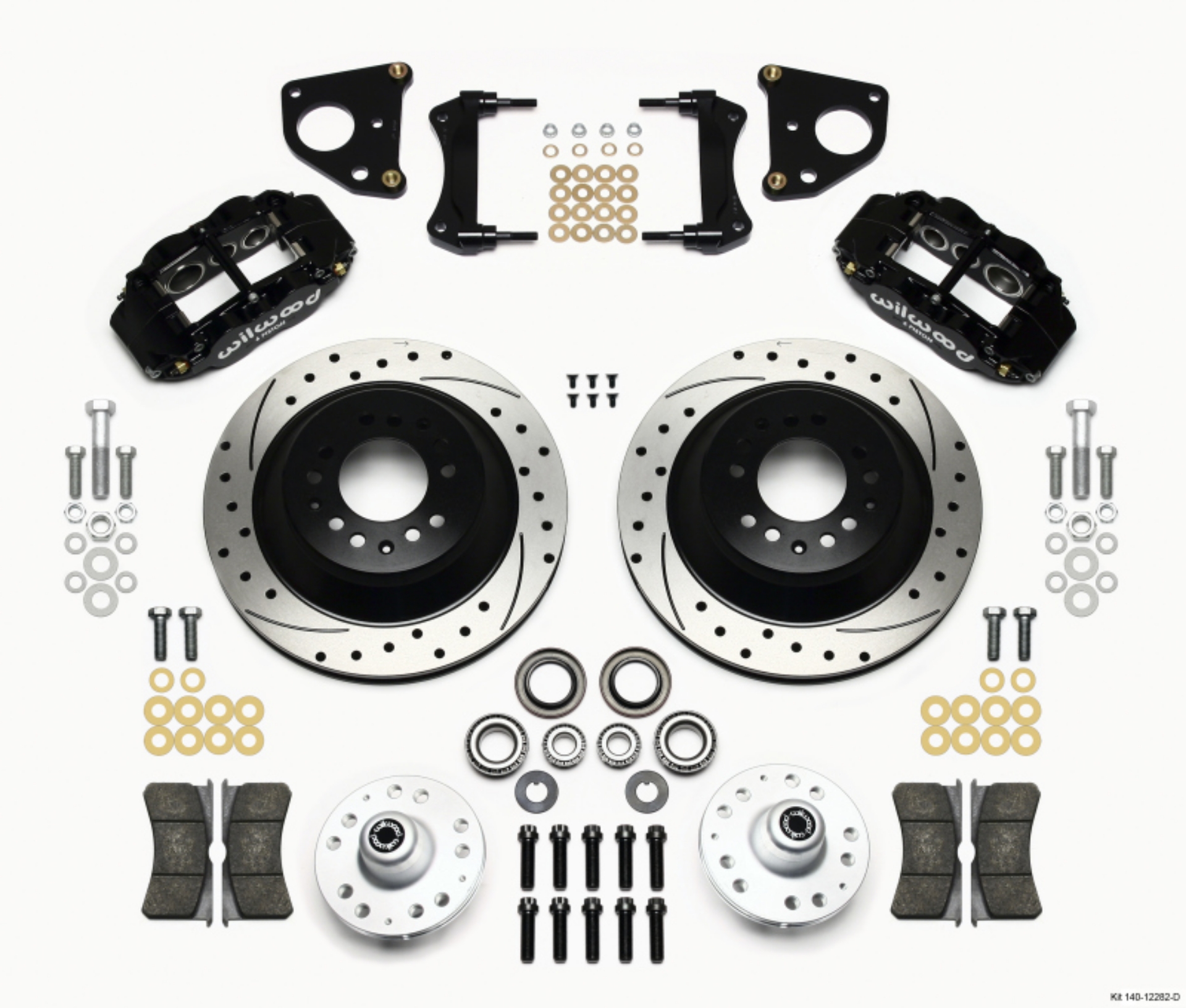 Picture of Wilwood Narrow Superlite 6R Front Hub & 1PC Rtr Kit 12-88in Drilled 62-72 CDP B & E Body-Drum