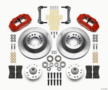 Picture of Wilwood Narrow Superlite 6R Front Hub & 1PC Rtr Kit 12-88in-Red 79-81 Camaro