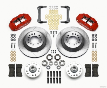 Picture of Wilwood Narrow Superlite 6R Front Hub & 1PC Rtr Kit 12-88in-Red 70-78 Camaro