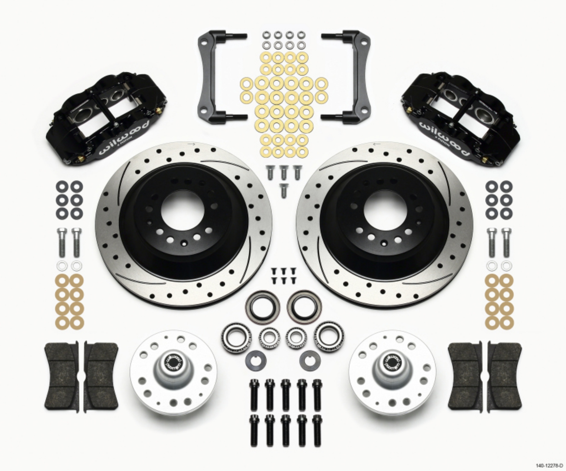 Picture of Wilwood Narrow Superlite 6R Front Hub & 1PC Rtr Kit 12-88in Drilled 70-78 Camaro