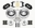 Picture of Wilwood Narrow Superlite 6R Front Hub & 1PC Rtr Kit 12-88in WWE ProSpindle