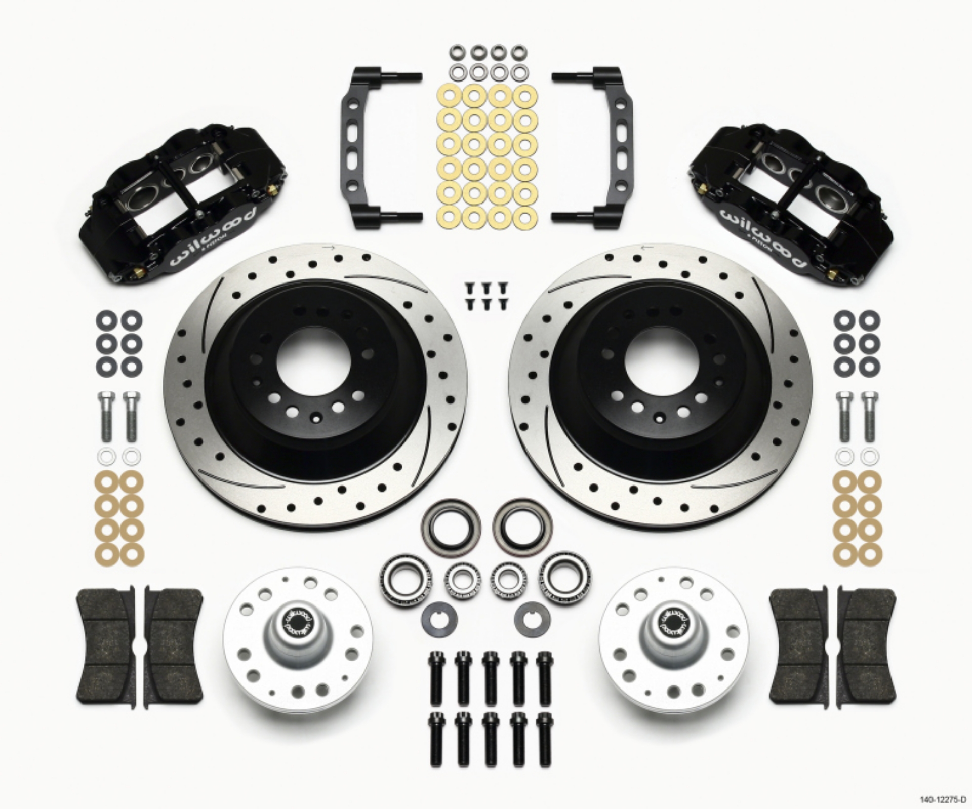 Picture of Wilwood Narrow Superlite 6R Front Hub & 1PC Rtr Kit 12-88in Drilled 74-80 Pinto Disc Spindle only