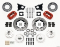 Picture of Wilwood Forged Dynalite Front Kit 11-00in Drill-Red AMC 71-76 OE Disc w-o Bendix Brakes