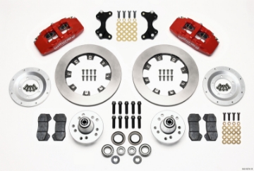 Picture of Wilwood Dynapro 6 Front Hub Kit 12-19in Red WWE ProSpindle