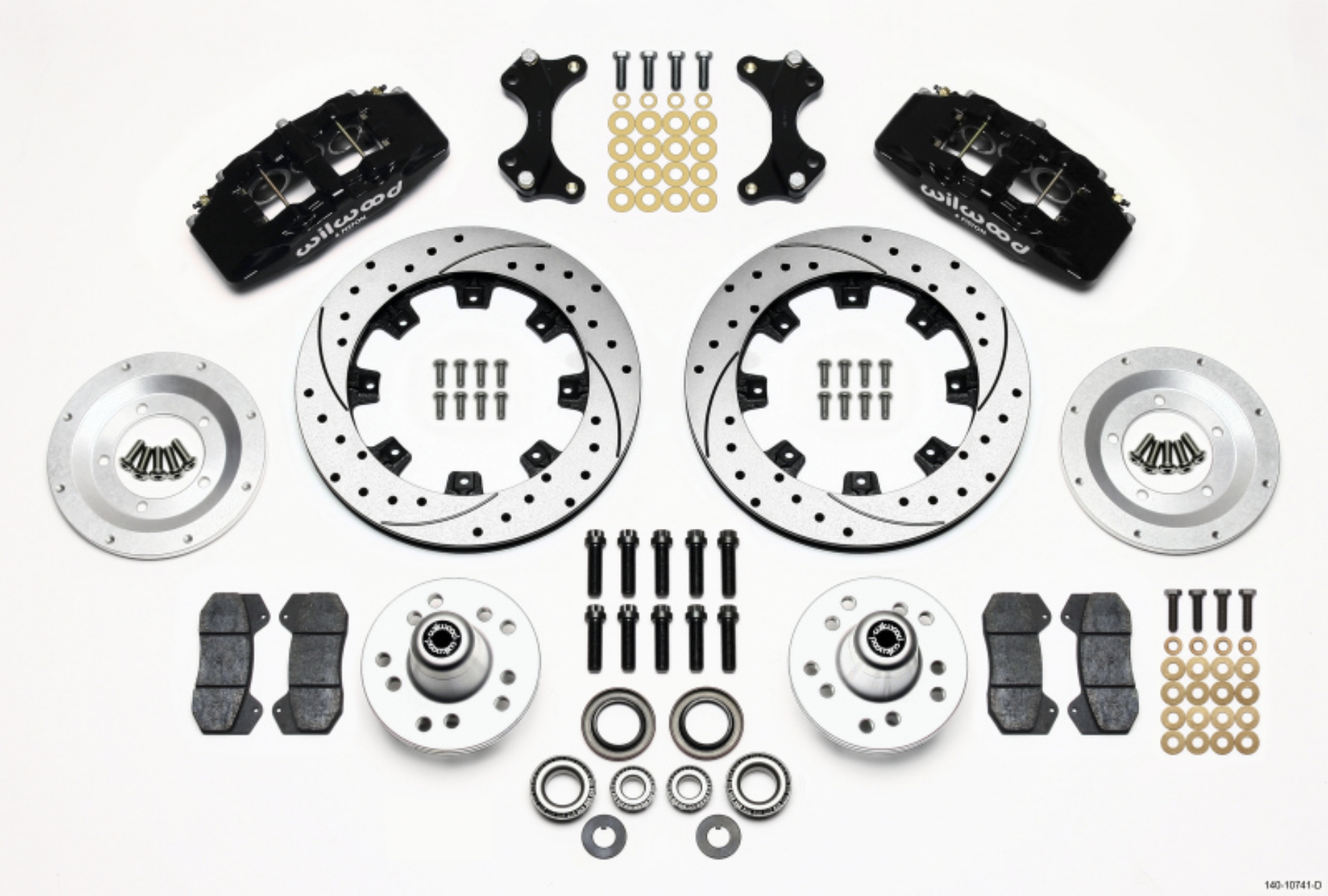 Picture of Wilwood Dynapro 6 Front Hub Kit 12-19in Drilled WWE ProSpindle