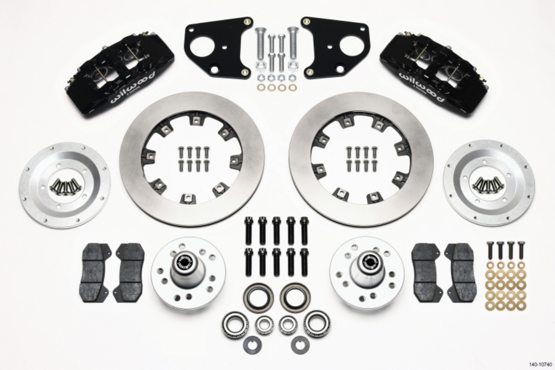Picture of Wilwood Dynapro 6 Front Hub Kit 12-19in 62-72 CDP B & E Body-Drum