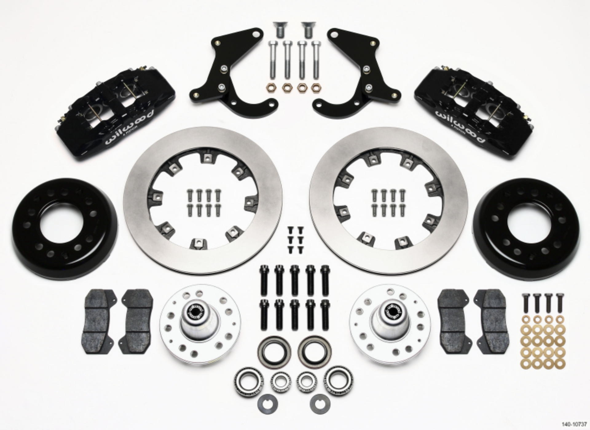 Picture of Wilwood Dynapro 6 Front Hub Kit 12-19in 55-57 Chevy