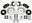 Picture of Wilwood Dynapro 6 Front Hub Kit 12-19in 55-57 Chevy