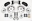 Picture of Wilwood Dynapro 6 Front Hub Kit 12-19in 67-69 Camaro *Line Kit Needed*