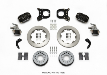Picture of Wilwood Forged Dynalite P-S Rear Kit w-MC4 P-Brake Chev 12 Bolt w-Clip Elimin-Staggered