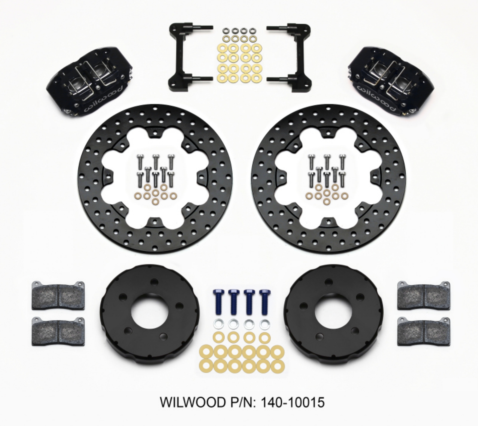 Picture of Wilwood Dynapro Radial Front Drag Kit 11-75in Drilled 94-04 Mustang