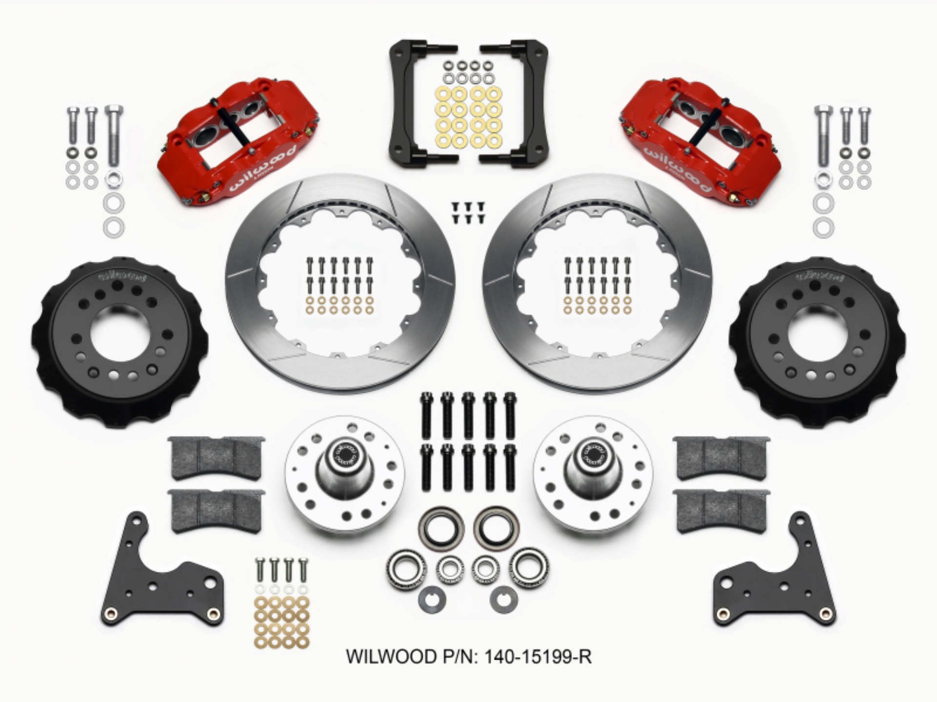 Picture of Wilwood Narrow Superlite 6R Front Hub Kit 12-88in Red 65-72 CDP C Body -Drum