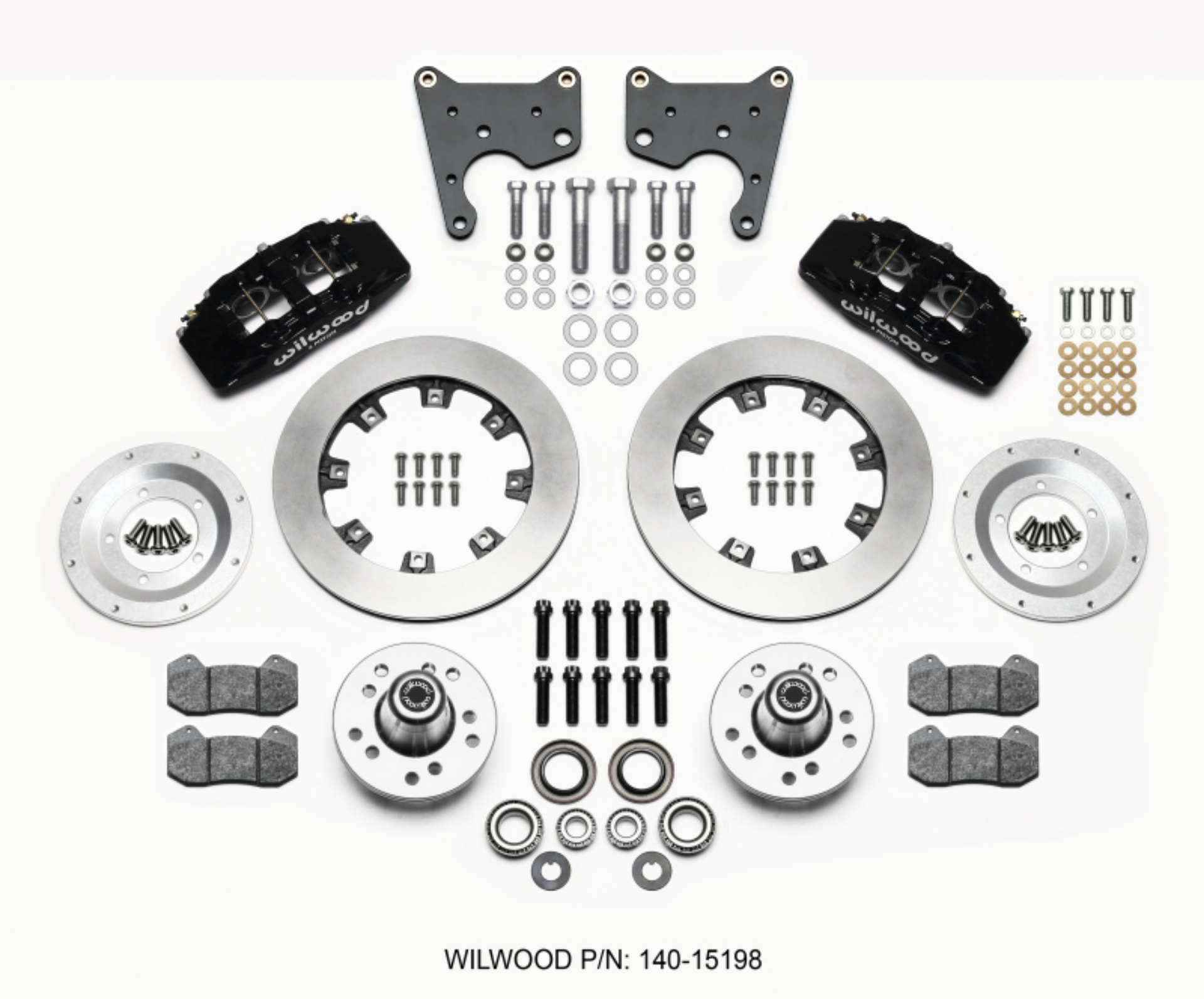 Picture of Wilwood Dynapro 6 Front Hub Kit 12-19in 65-72 CDP C Body -Drum
