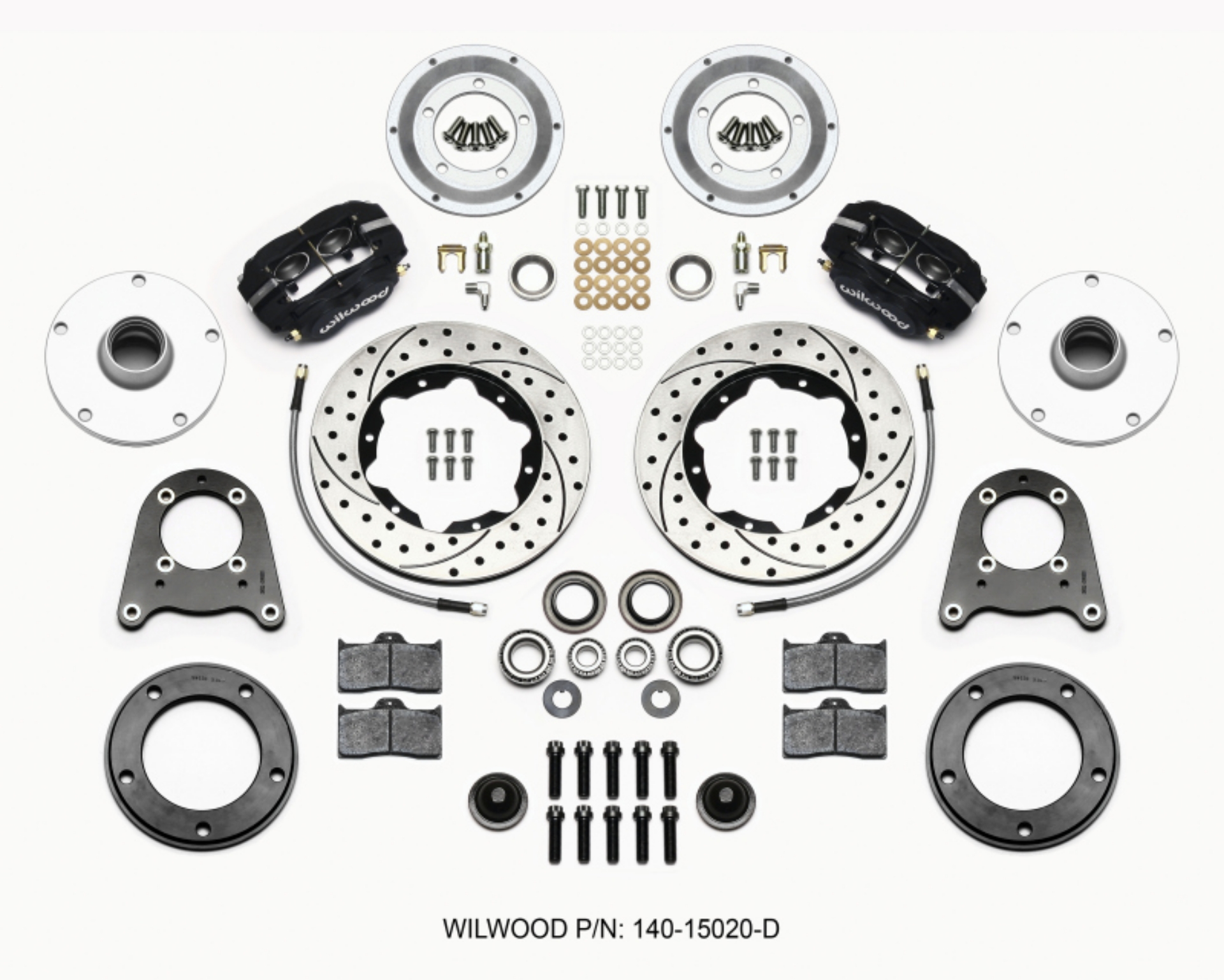 Picture of Wilwood Forged Dynalite-M Front Kit 10-75in Drilled 1950-1955 MG-TD-TF