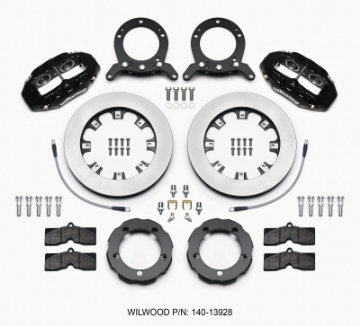 Picture of Wilwood D8 Front Hat Kit 12-19in Rotor 76-77 Ford Bronco Dana 44 w-Lines
