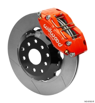 Picture of Wilwood Dynapro Radial Front Kit 12-00in Red Subaru Impreza WRX *Line Kit Needed*