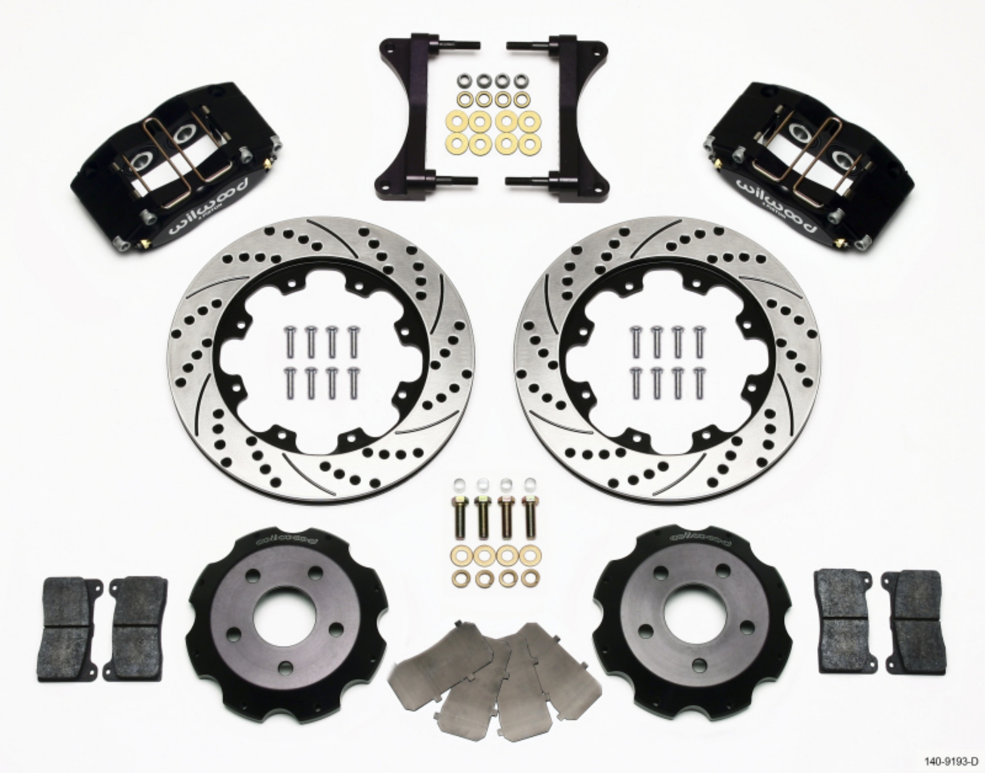 Picture of Wilwood Dynapro Radial Front Kit 12-00in Drilled Subaru Impreza WRX *Line Kit Needed*