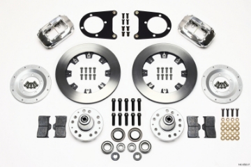 Picture of Wilwood Forged Dynalite Front Kit 12-19in Polished 37-48 Ford Psgr- Car Spindle