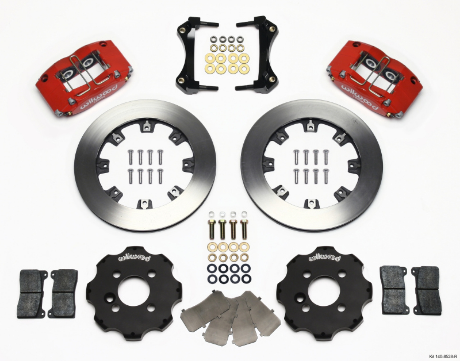 Picture of Wilwood Dynapro Radial Front Kit 12-19in Red Mini Cooper