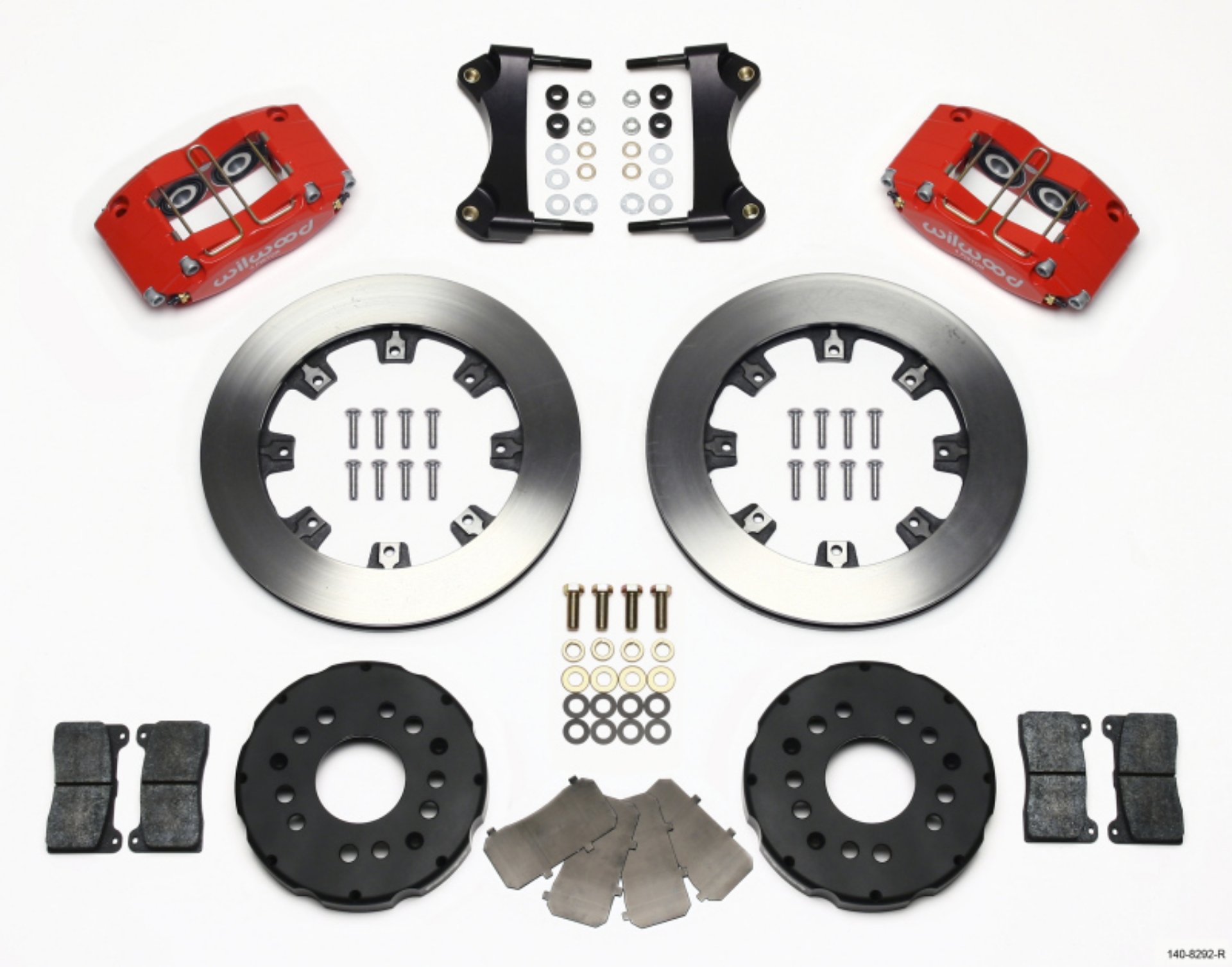 Picture of Wilwood Dynapro Radial Front Kit 12-19in Red 95-99 Mitsubishi Eclipse *Line Kit Needed*