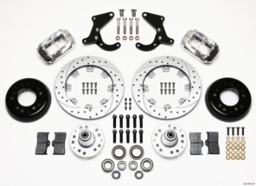 Picture of Wilwood Forged Dynalite Front Kit 12-19in Drill-Zinc Pol 55-57 Chevy