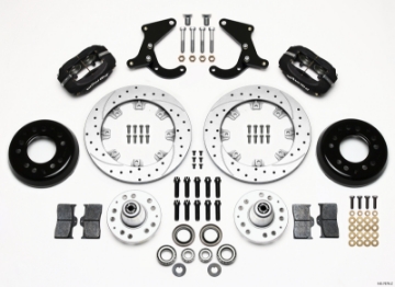 Picture of Wilwood Forged Dynalite Front Kit 12-19in Drill-Zinc 55-57 Chevy