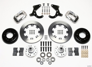 Picture of Wilwood Forged Dynalite Front Kit 12-19in Polished 55-57 Chevy