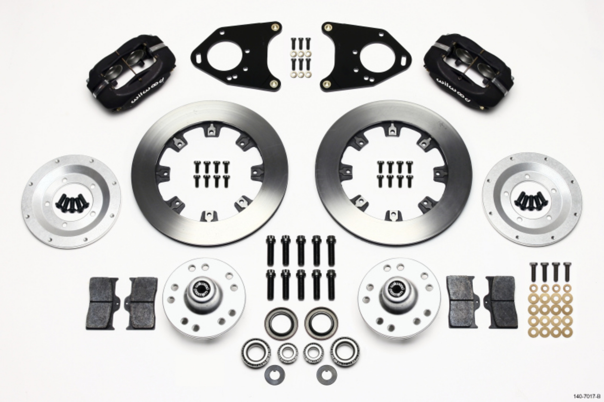 Picture of Wilwood Forged Dynalite Front Kit 12-19in 71-80 Pinto-Mustang II Disc & Drum