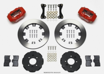 Picture of Wilwood Forged Dynalite Front Hat Kit 12-19in Red 94-01 Honda-Acura w-262mm Disc