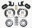 Picture of Wilwood Forged Dynalite P-S Rear Kit Mopar-Dana 2-36in Off w-Snap Ring Bearing