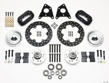 Picture of Wilwood Forged Dynalite Front Drag Kit Drilled Rotor CPD 65-72 A w-10in Drum
