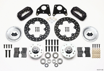 Picture of Wilwood Forged Dynalite Front Drag Kit Drilled Rotor 62-72 CDP B & E Body-Drum