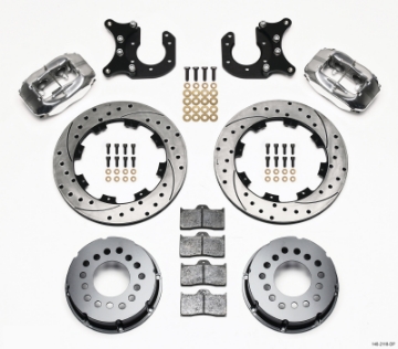 Picture of Wilwood Forged Dynalite P-S Rear Kit Drilled Polished New Big Ford 2-50in Offset