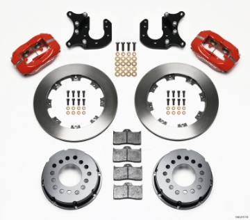 Picture of Wilwood Forged Dynalite P-S Rear Kit Red Mopar-Dana 2-36in Offset