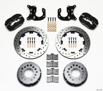 Picture of Wilwood Forged Dynalite P-S Rear Kit Drilled Rotor Big Ford 2-36in Offset