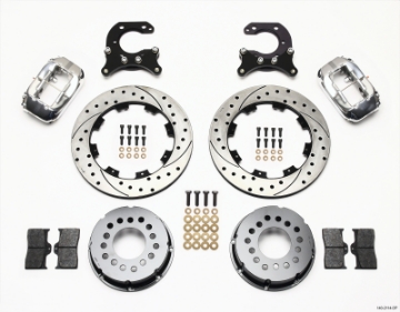 Picture of Wilwood Forged Dynalite P-S Rear Kit Drilled Polished Big Ford 2-54in Offset