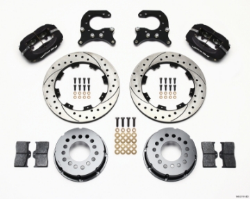 Picture of Wilwood Forged Dynalite P-S Rear Kit Drilled Rotor 58-64 Olds-Pontiac Ends