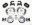 Picture of Wilwood Forged Dynalite P-S Rear Kit 58-64 Olds-Pontiac Ends